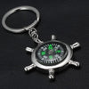 Wheel Ruder Compass Keychain